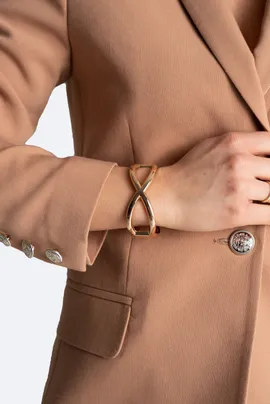 FIGL Pozłacana bransoletka z metalu hipoalergicznego w eleganckim wydaniu