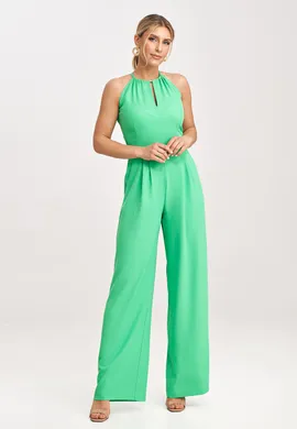 Elegancki kombinezon damski na wesele zielony M1023 rozmiar L/XL