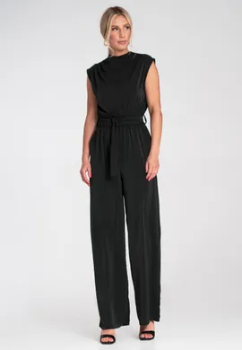 Kombinezon elegancki damski - Kombinezon na imprezę - Czarny M1196 r. L/XL